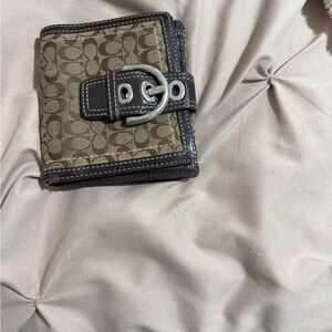 Coach Brown and Black Wallet